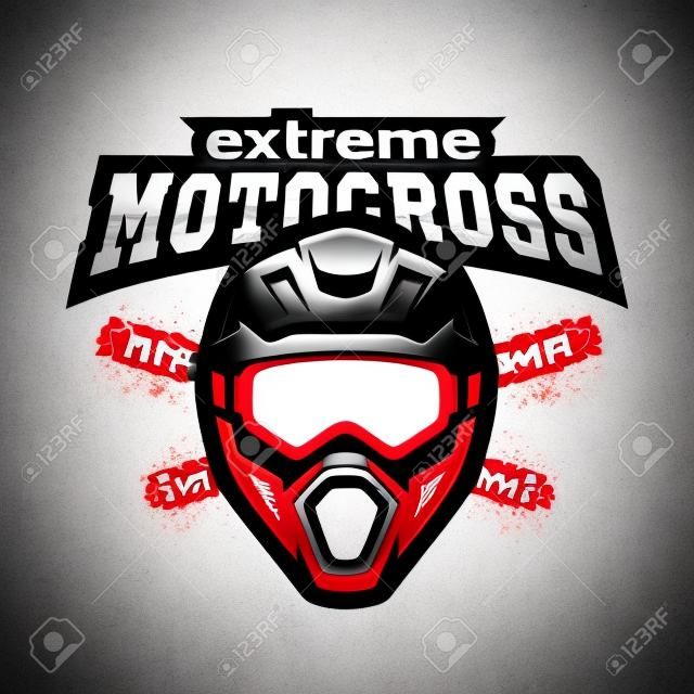 Ekstremalne logo motocross.