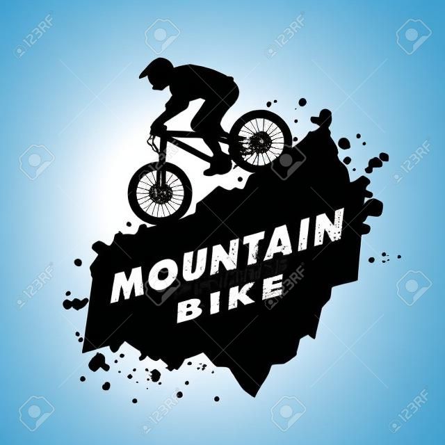 Mountain bike icon.