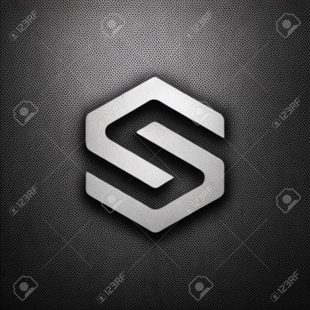 S-Brief-Logo-Design, Buchstabe S-Design. S-Logo.