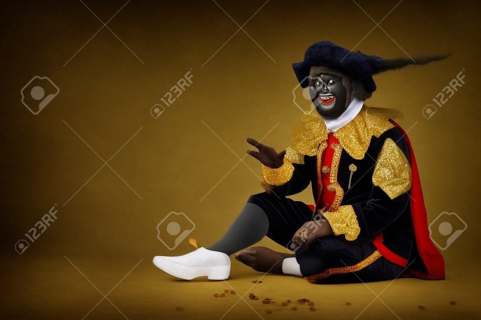 Zwarte Piet is a character, part of a  Dutch tradition called "Sinterklaas", which is celebrated at December the fifth.