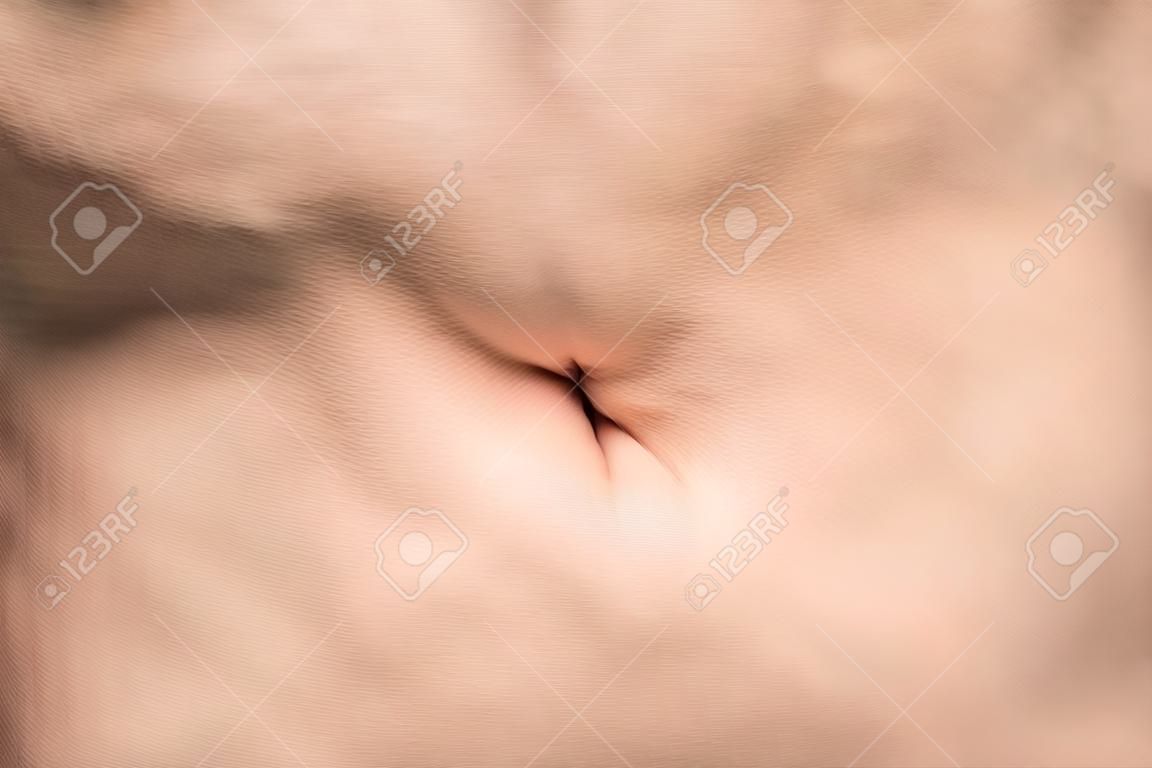 Close-up de um corpo de mulher perfeita