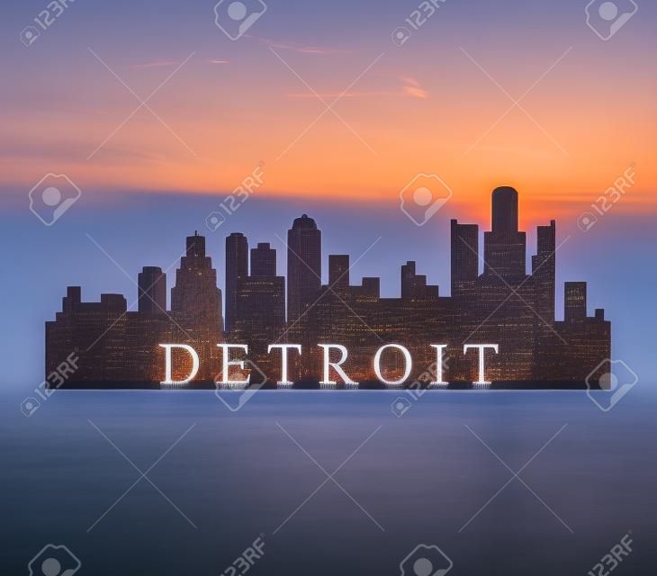 Panoramę Detroit