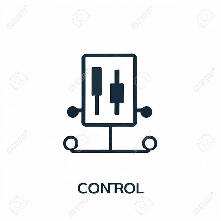 Control icon from digitalization collection. Simple line Control icon for templates, web design and infographics.
