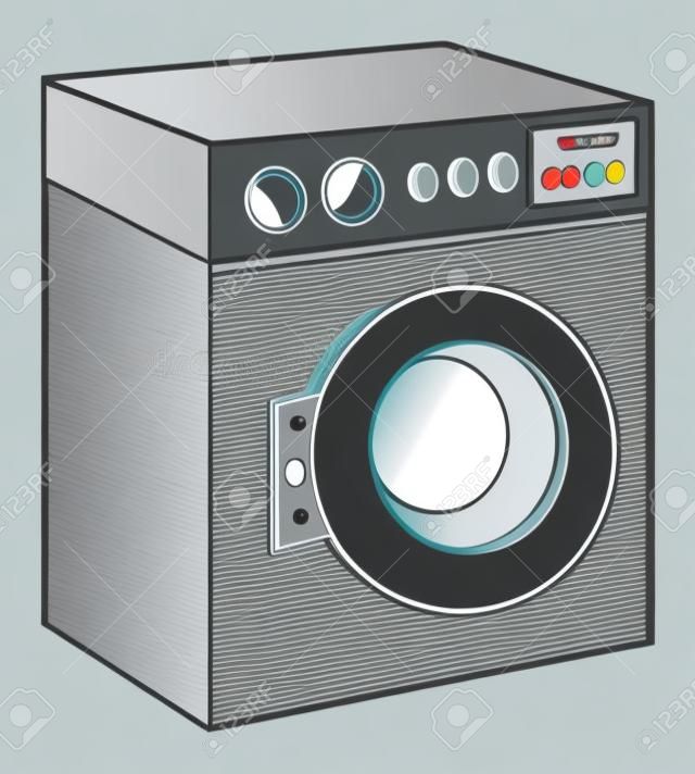 Washing Machine, vector illustration