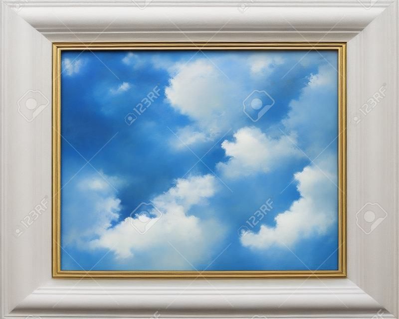 Stylish Blue Gallery Frame