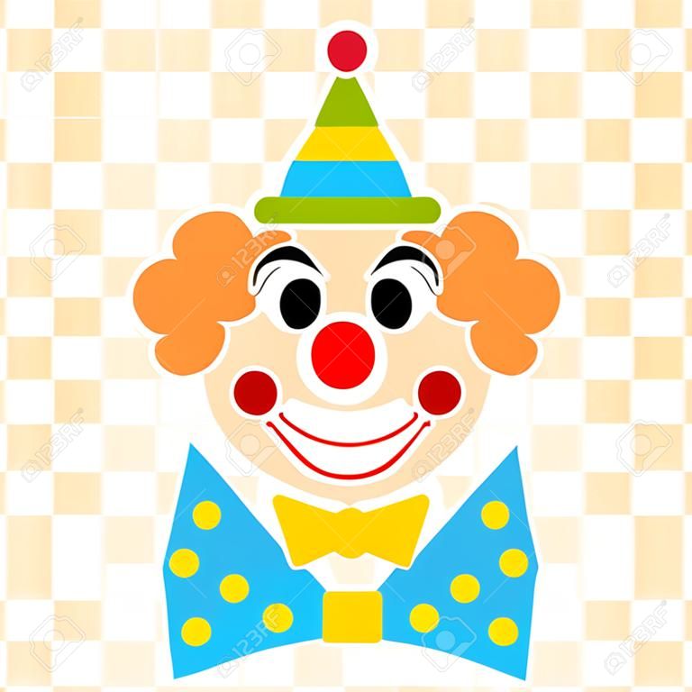 glückliche Clown-Gesicht