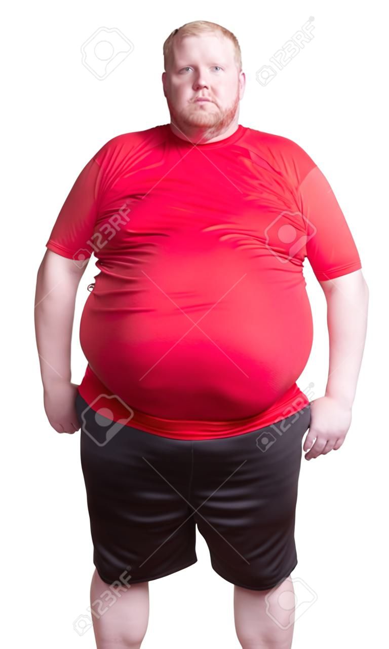 Homme obèse à 400 lb - front