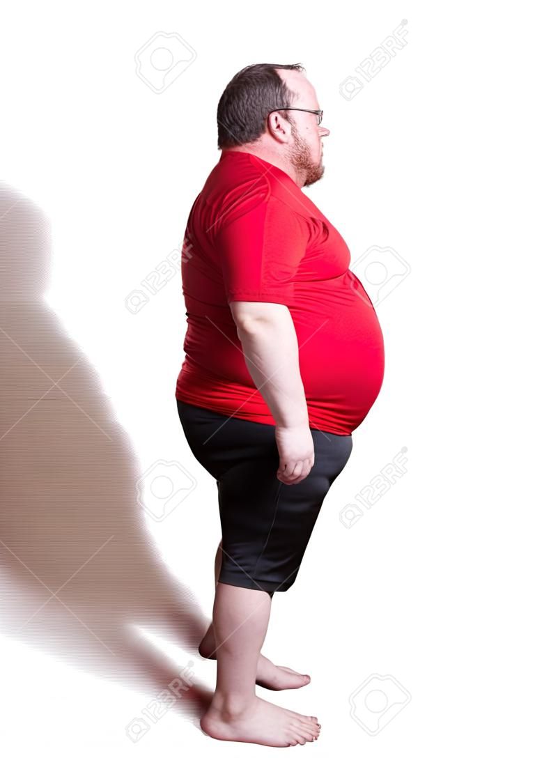 Obese man op 400lbs - rechts