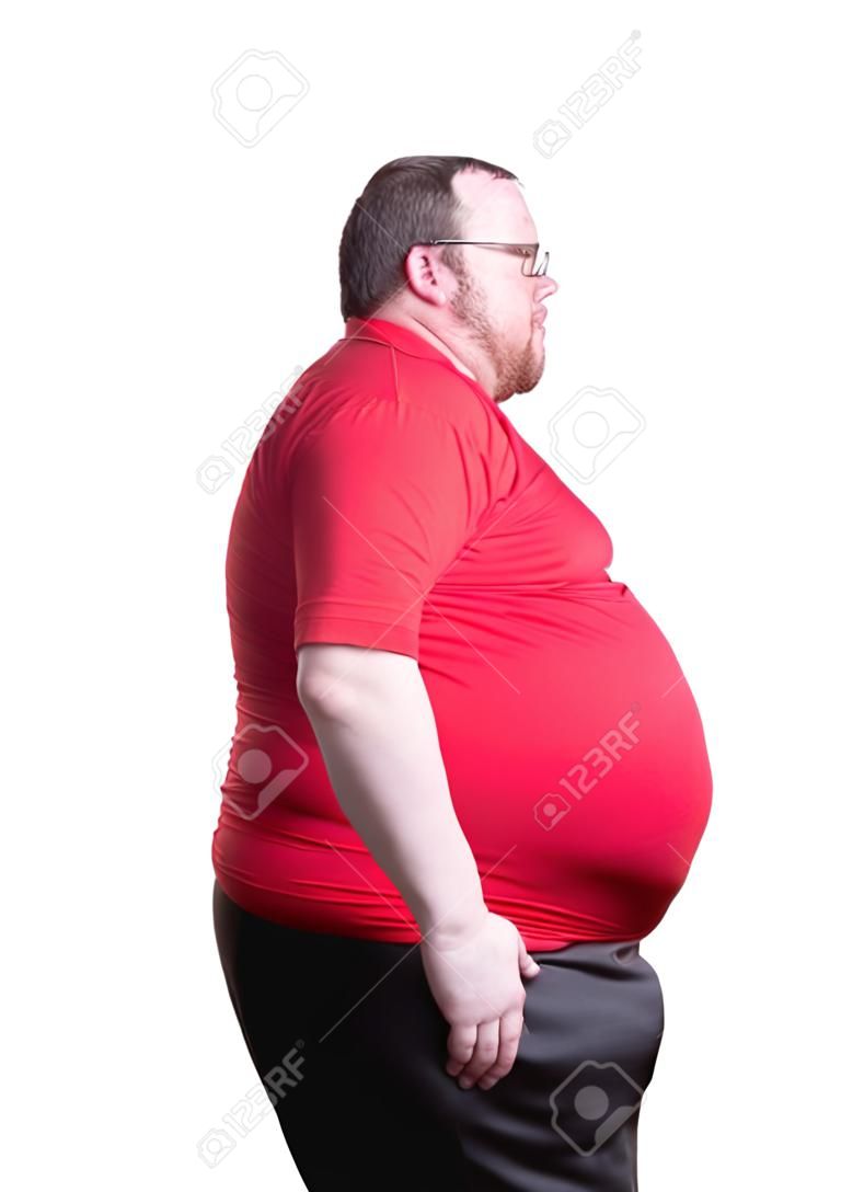 Hombre obeso 400 libras - derecha