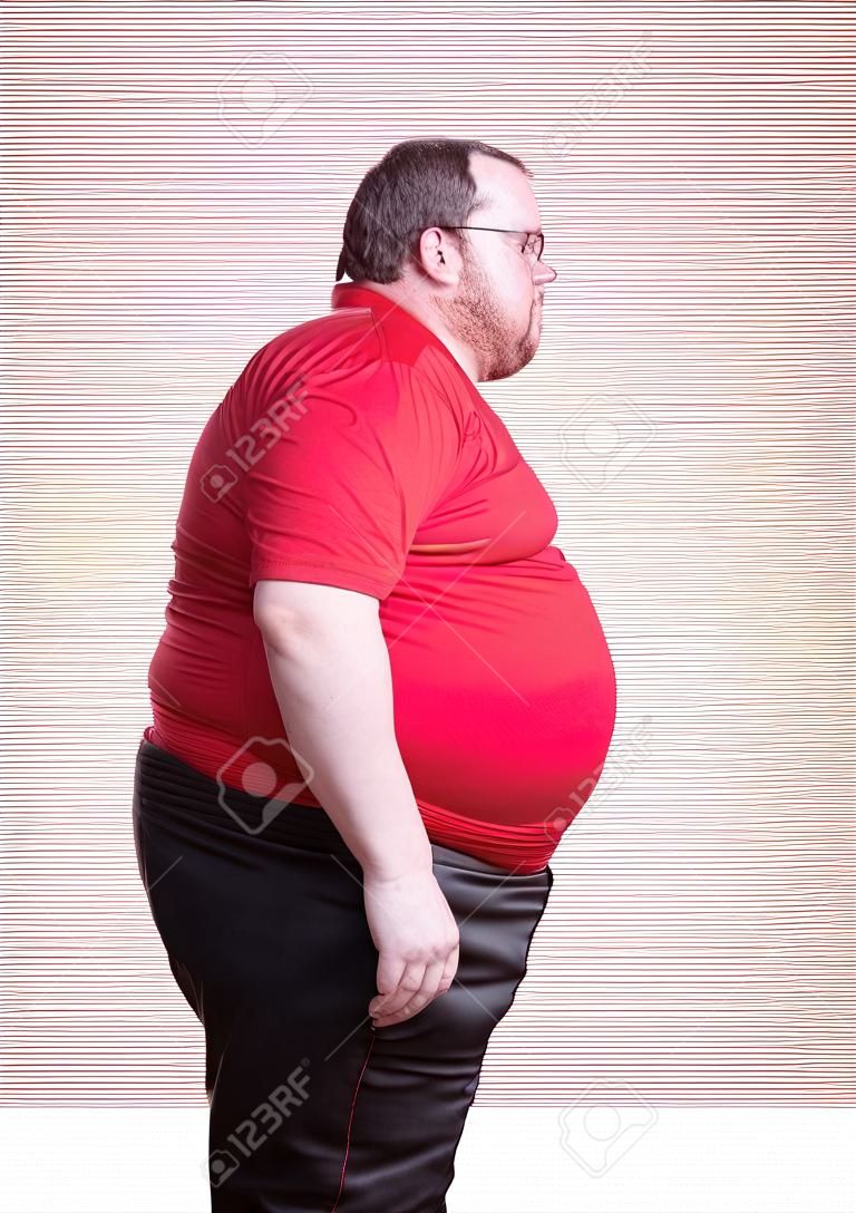 Übergewichtige Mann 400 kg - rechts