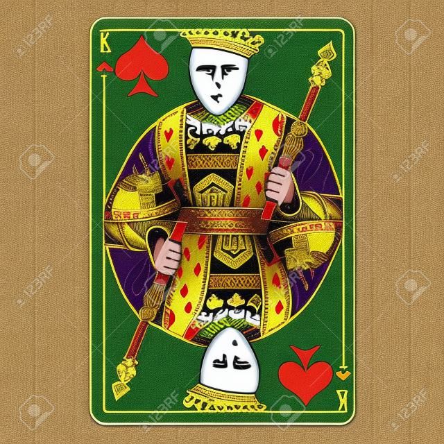 Król karty gry