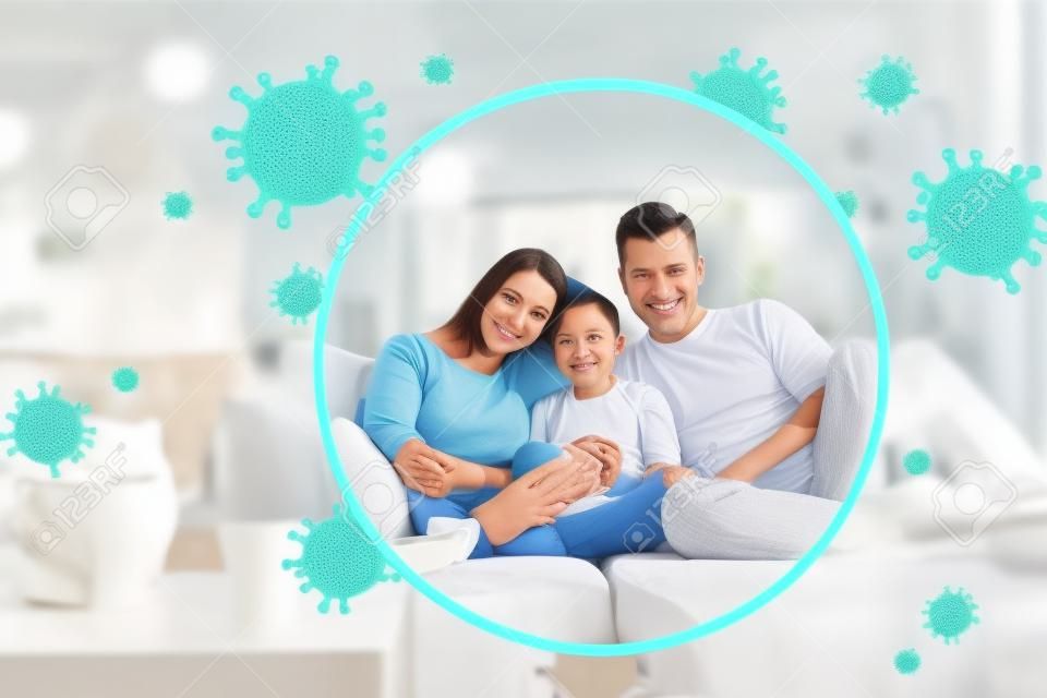 Parents and children are protected from viruses, bacteria and disease. Healthy lifestyle, good immunity, vaccination