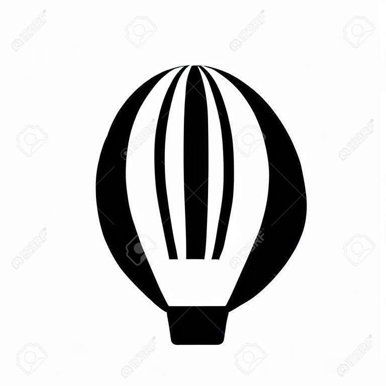 Hot air balloon / ballooning ride flat icon for apps and websites