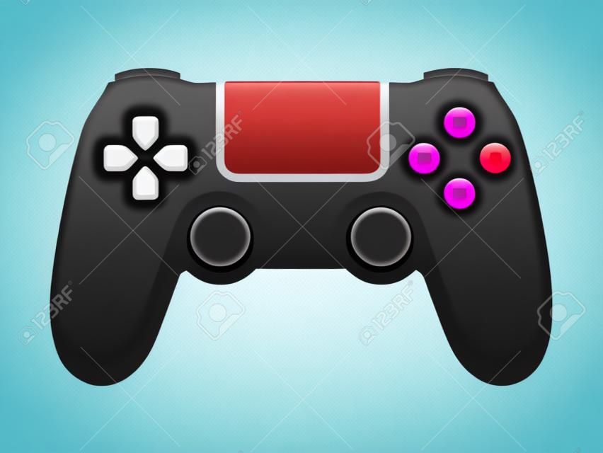 Controlador de jogos de vídeo / ícone flat gamepad para aplicativos e sites