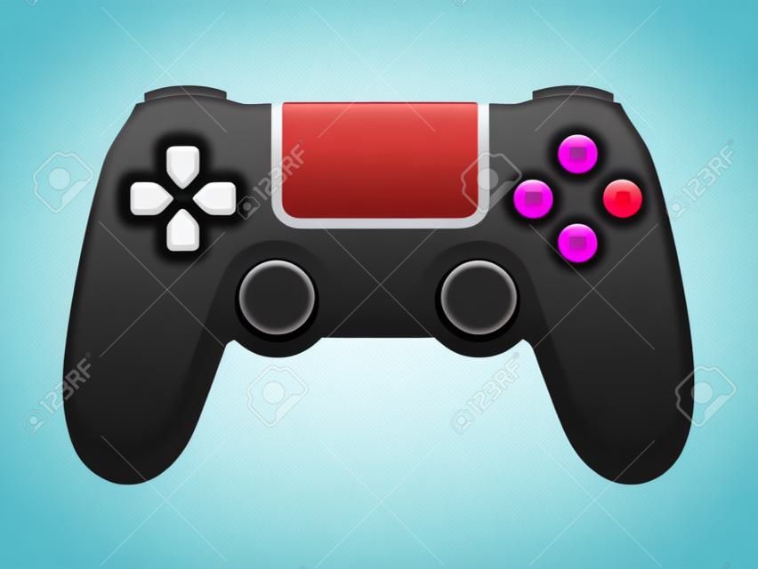 Video game controller / gamepad flat icon for apps and websites