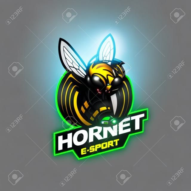 Hornissenbiene für E-Sport-Gaming-Maskottchen