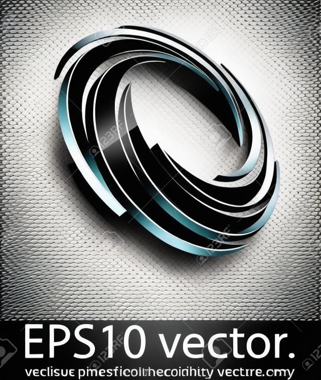 Vector illustratie van 3D waaier abstract bedrijfslogo.