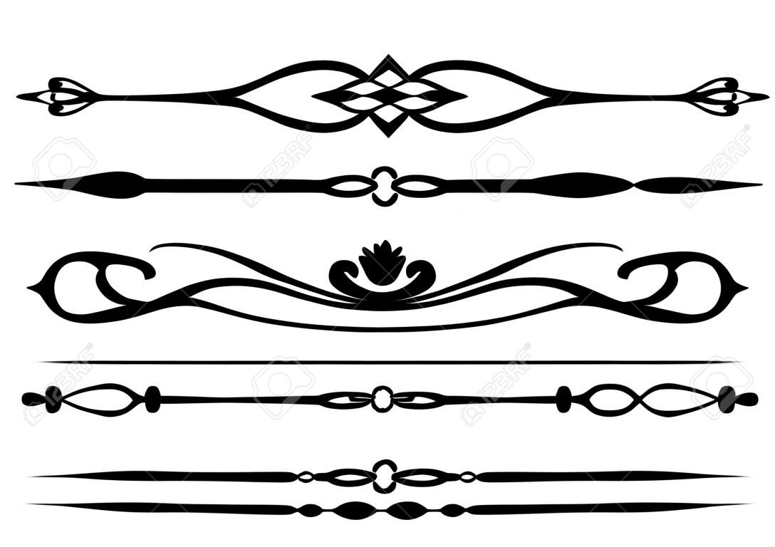 Calligraphic Page dividers and Decoration