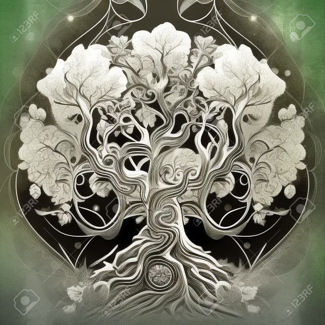 Ornate Tree Illustration