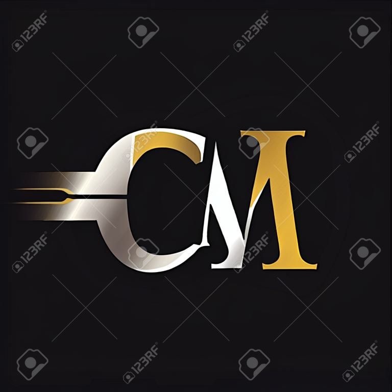 Initial CM Letter Logo With Creative Modern Business Typography Vector Template. Creative Abstract Letter CM Logo Design