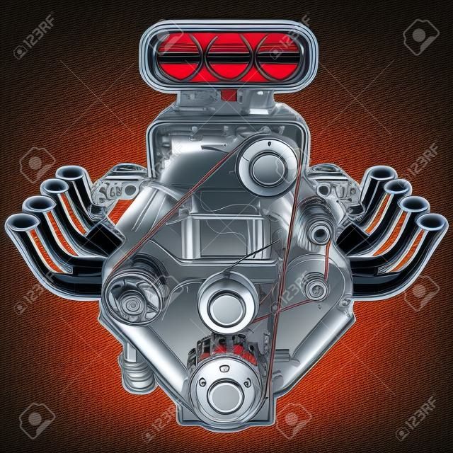 Cartoon Turbo Motor