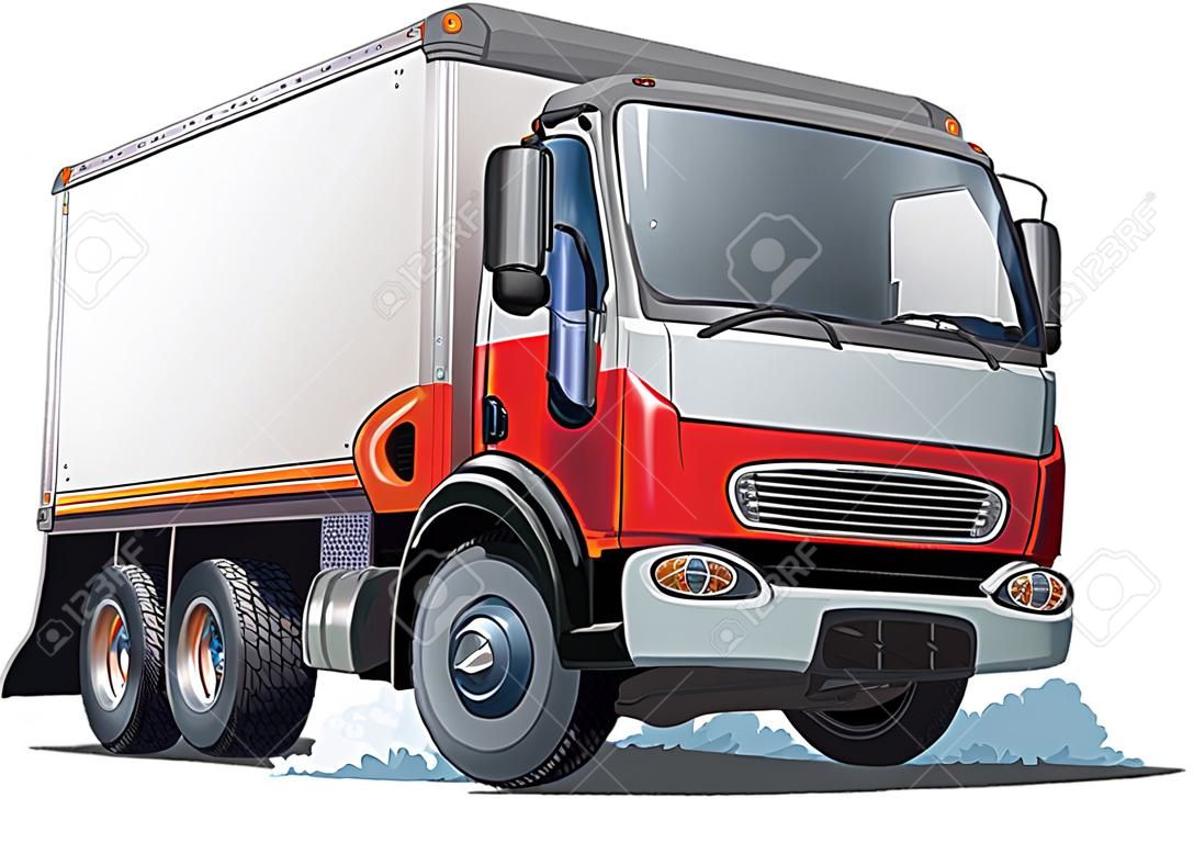 Cartoon camion de livraison de fret