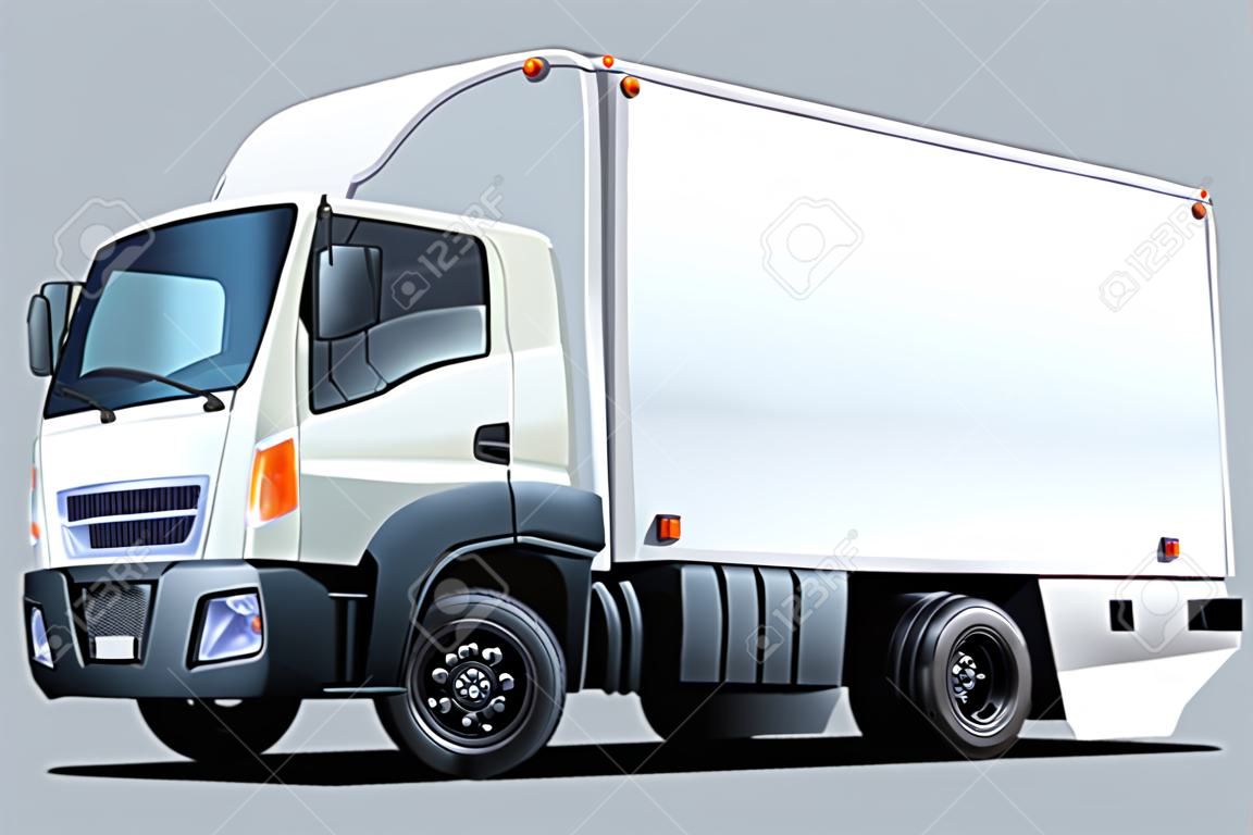 Мультфильм доставки или грузовой автомобиль