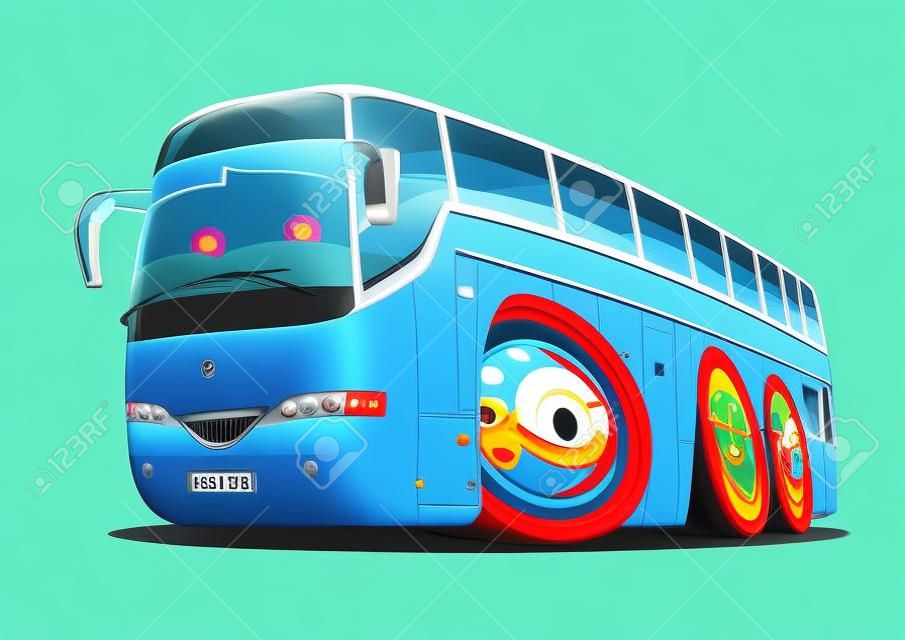 Cartoon Bus touristique.