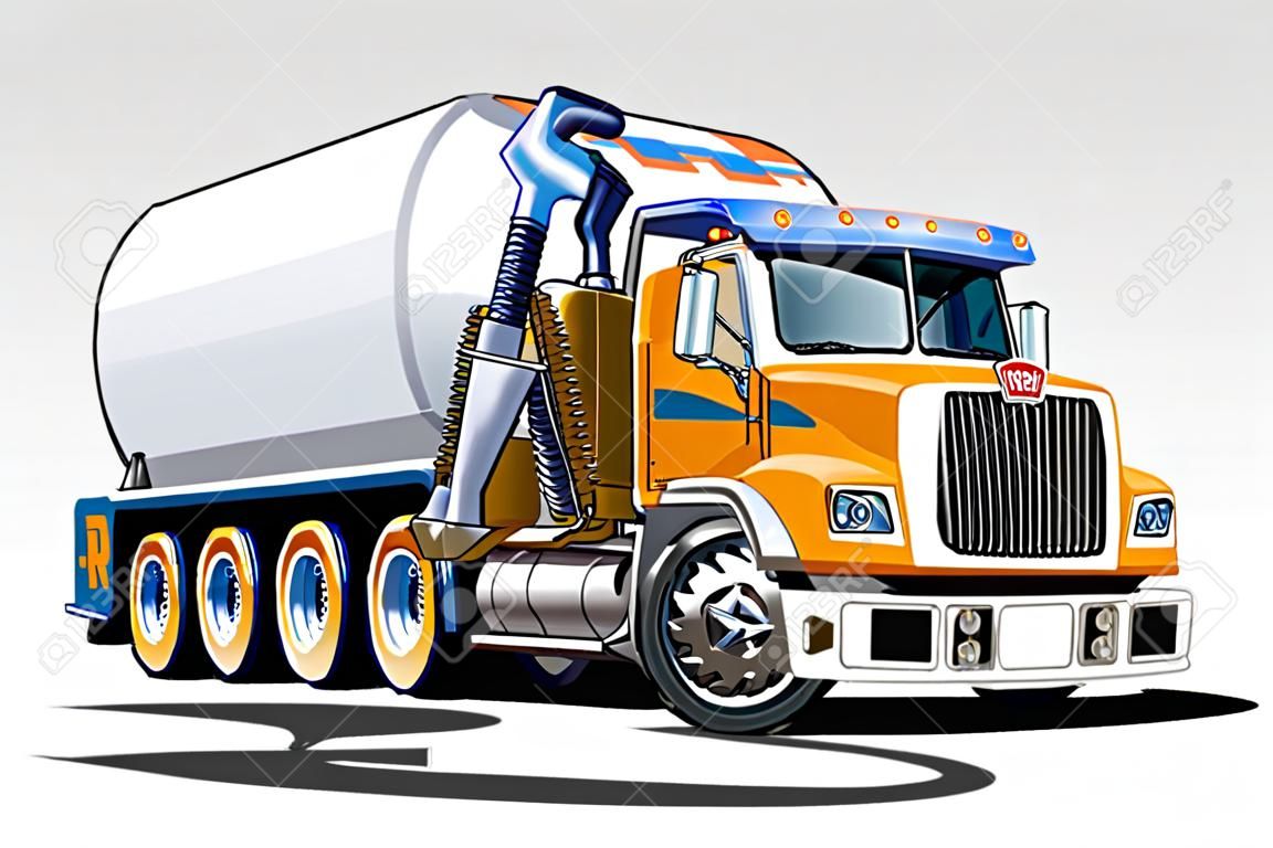 Vector Cartoon Mixer Truck Available vector format separated by groups and layers for easy edit