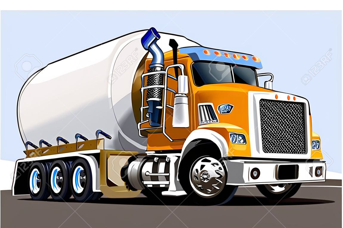 vecteur cartoon mélangeur de camion disponibles format vectoriel utilisé par des groupes et des couches pour faciliter modifier