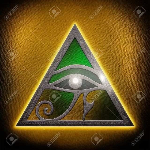 Oko Horusa. egipski symbol ochrony, talizman