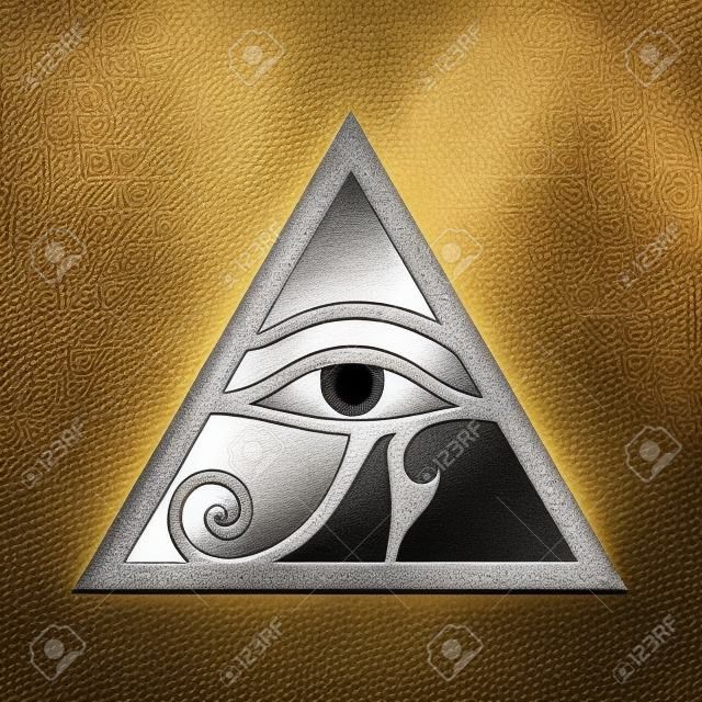 Oeil D'Horus. Symbole De Protection Égyptien, Porte-bonheur Clip