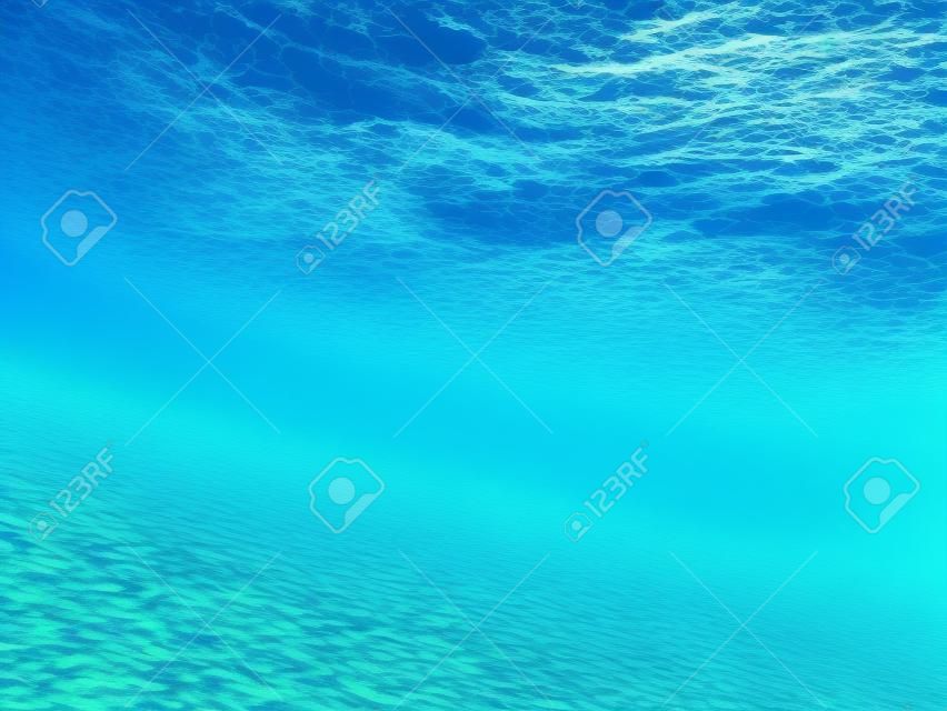 Unterwasserhintergrund des tropischen blauen Ozeans - luxuriöses Naturmuster