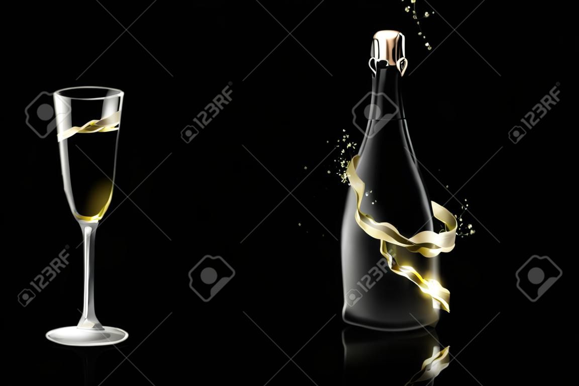 Neujahrsfeier mit Champagner