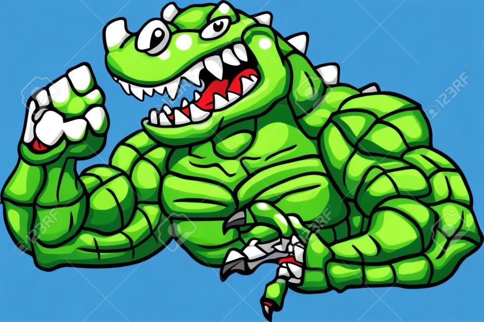 Alligator clip de la mascota del arte