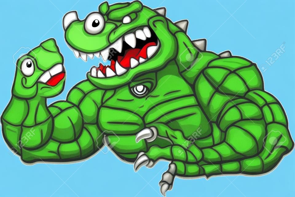 Alligator clip de la mascota del arte