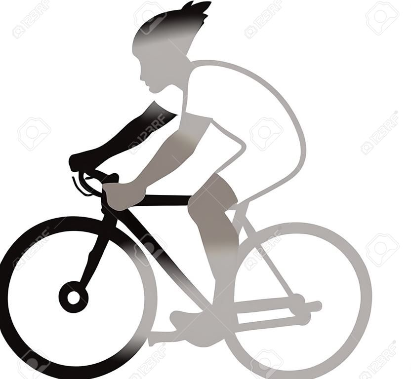 Jazda na rowerze Sylwetka