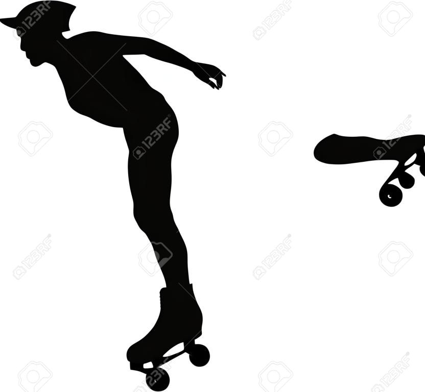 Inline Skater Silhouette