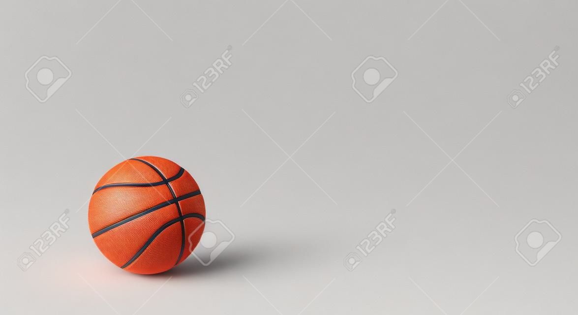 Miniature basket ball isolated on a white background