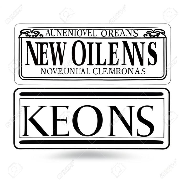 New Orleans Street Signs French Quarter Street Name Collection