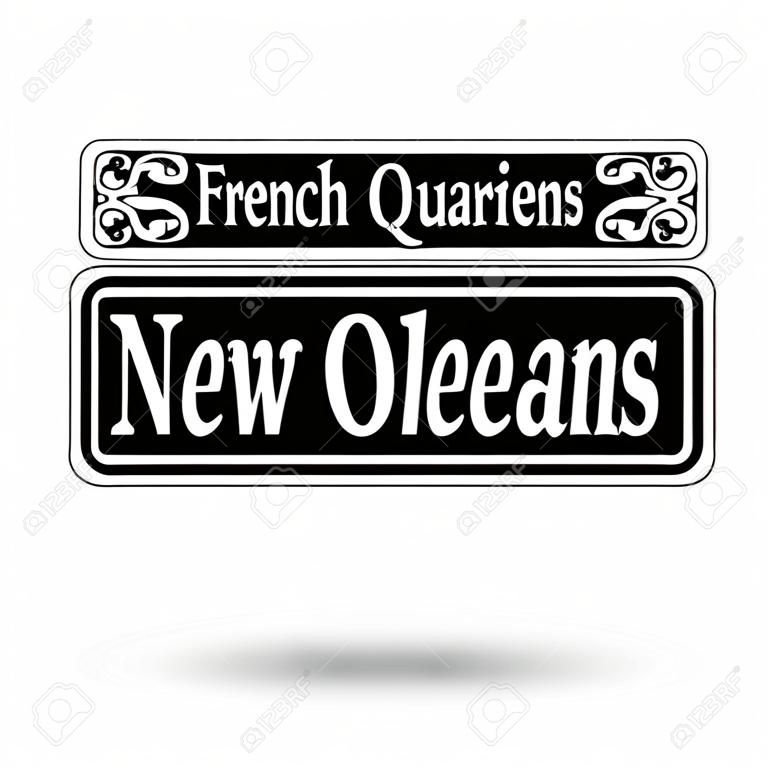 New Orleans Street Signs French Quarter Street Name Collection