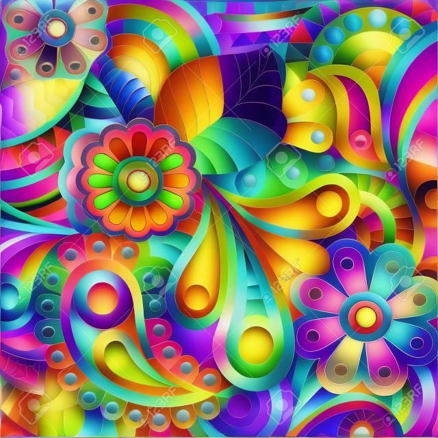 Multicolored abstract background with small elements for graphic design.