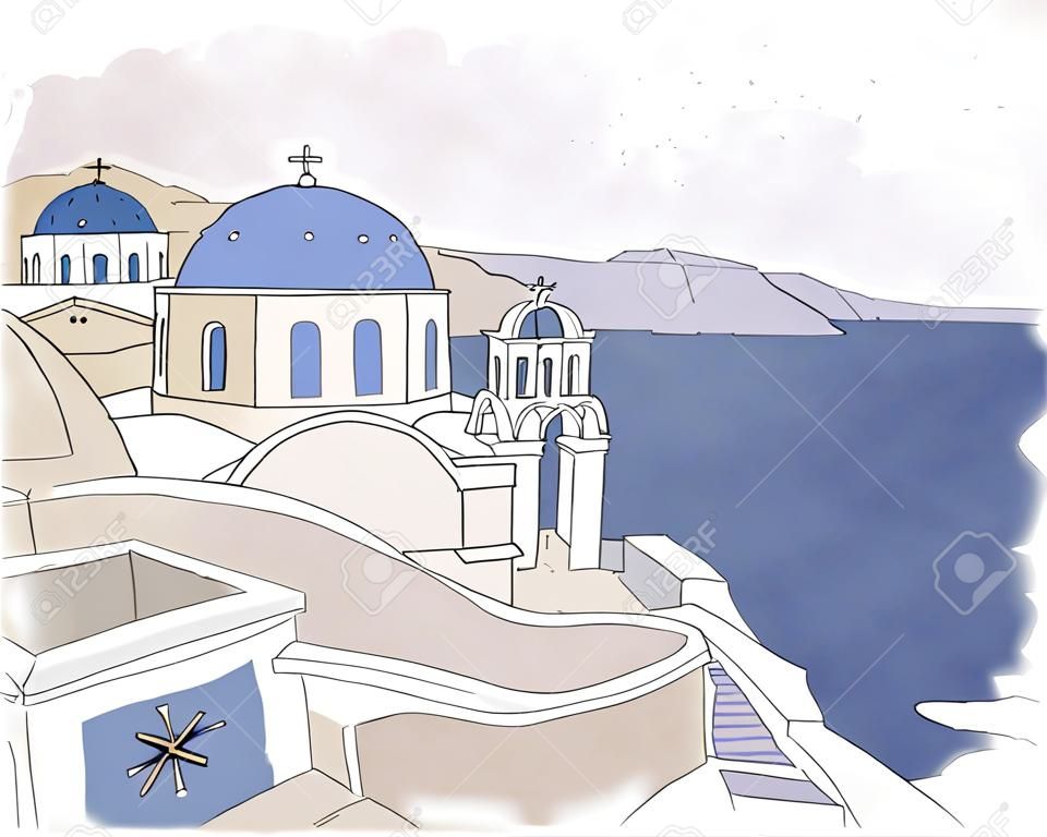 Santorini, il gioiello greca del Mar Egeo