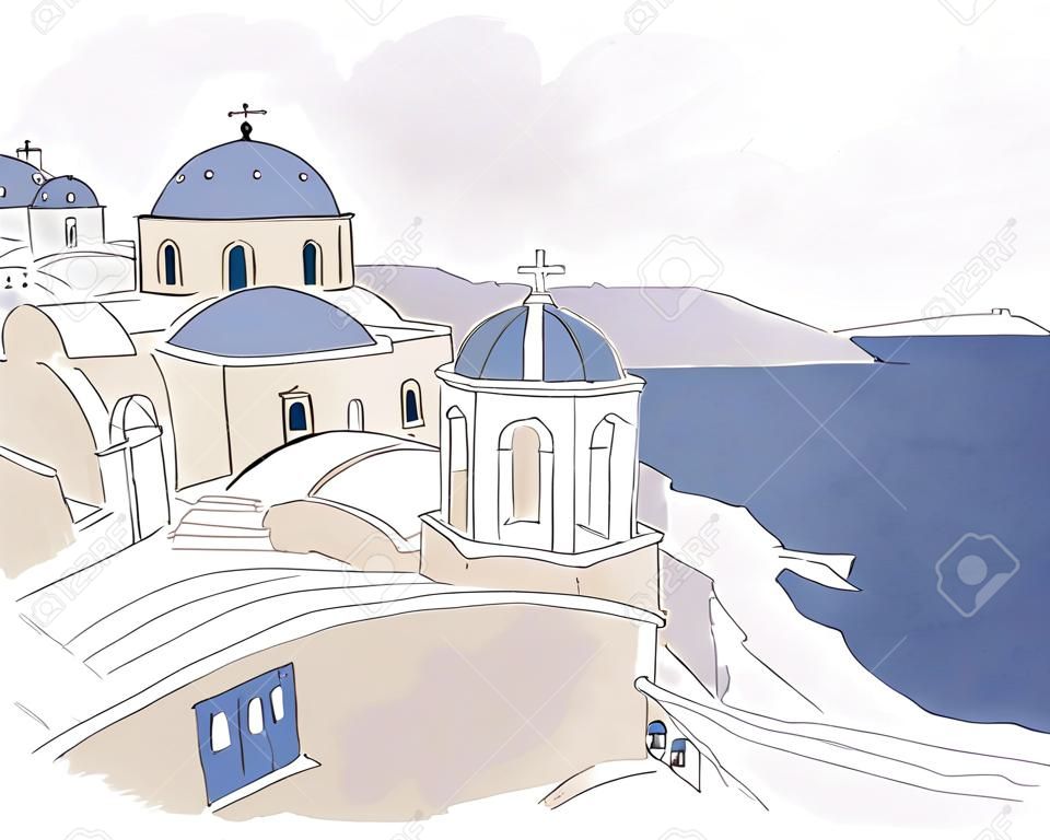 Santorini, il gioiello greca del Mar Egeo