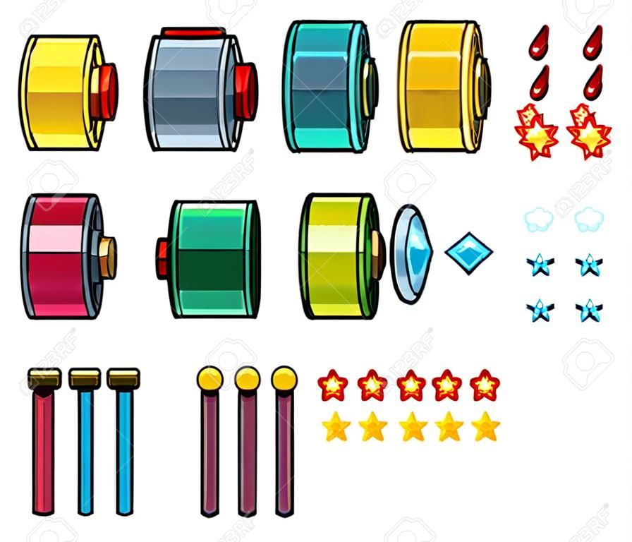 Hammer Game Sprites. Suitable for tapping, action, and shooting game.