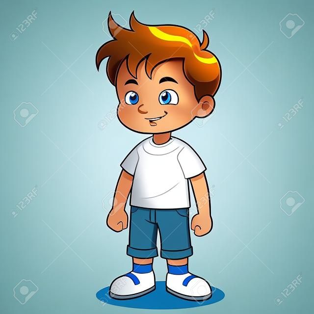 Boy cartoon character