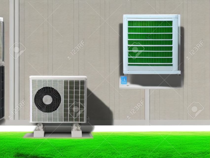 Pompe à chaleur unité extérieure pompe à chaleur économe en énergie verte climatisation