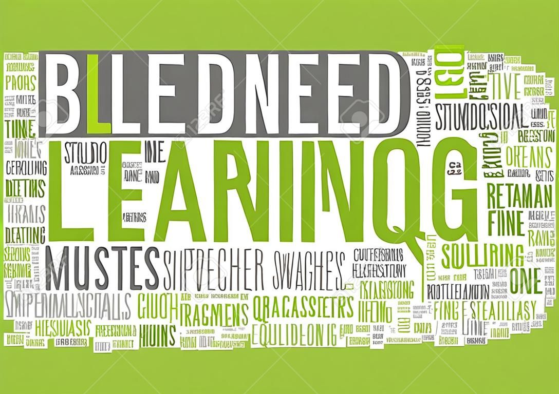 Blended Learning Word Cloud
