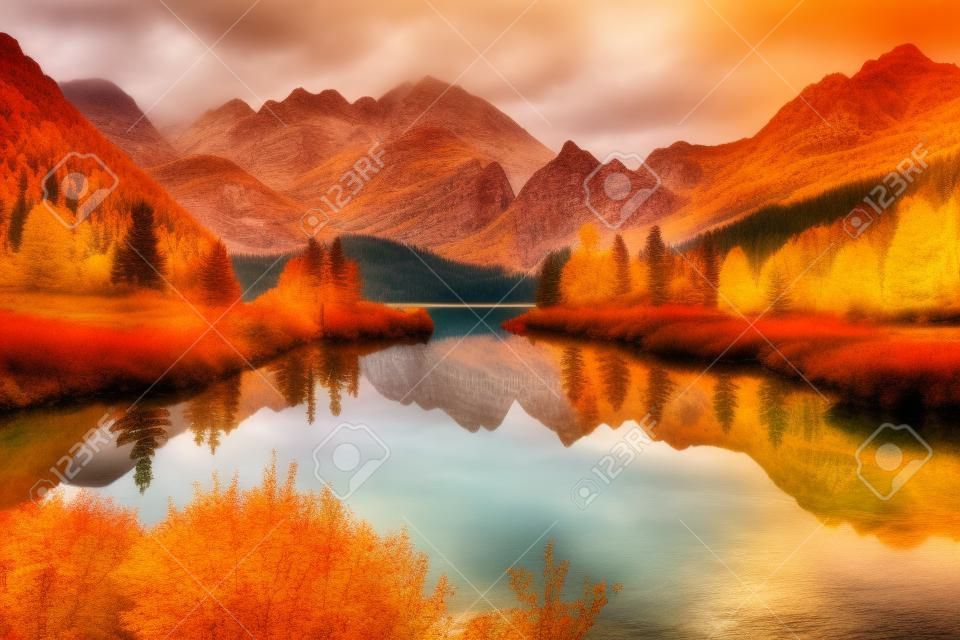 Herbstlandschaft Desktop Hintergrund