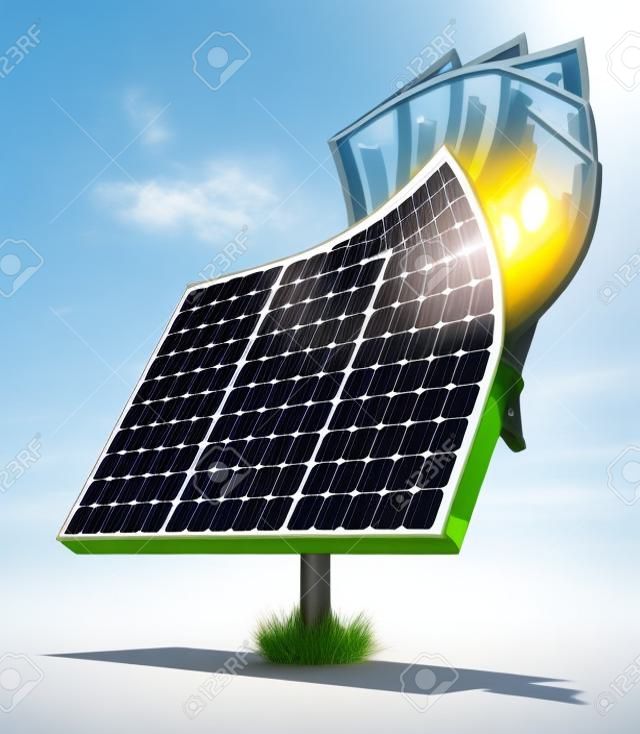 Концепция экономии солнечной энергии
